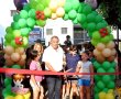  נחנכה הגינה הציבורית החדשה ברחוב הרצל .