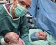 בזמן שטיל מאיראן פגע בבית חולים 'סורוקה', פרופ' אייל שנייר הביא חיים לעולם