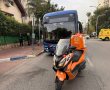 הולך רגל כבן 70 נפגע מאוטובוס בתאונת דרכים ברחוב בן גוריון