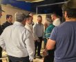 כרמל שאמה הכהן השתתף בניחום אבלים אצל משפחת אהרונוב היושבת שבעה על הבן רפאל צבי ז"ל