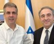 שר החוץ נפגש עם איש העסקים האשדודי